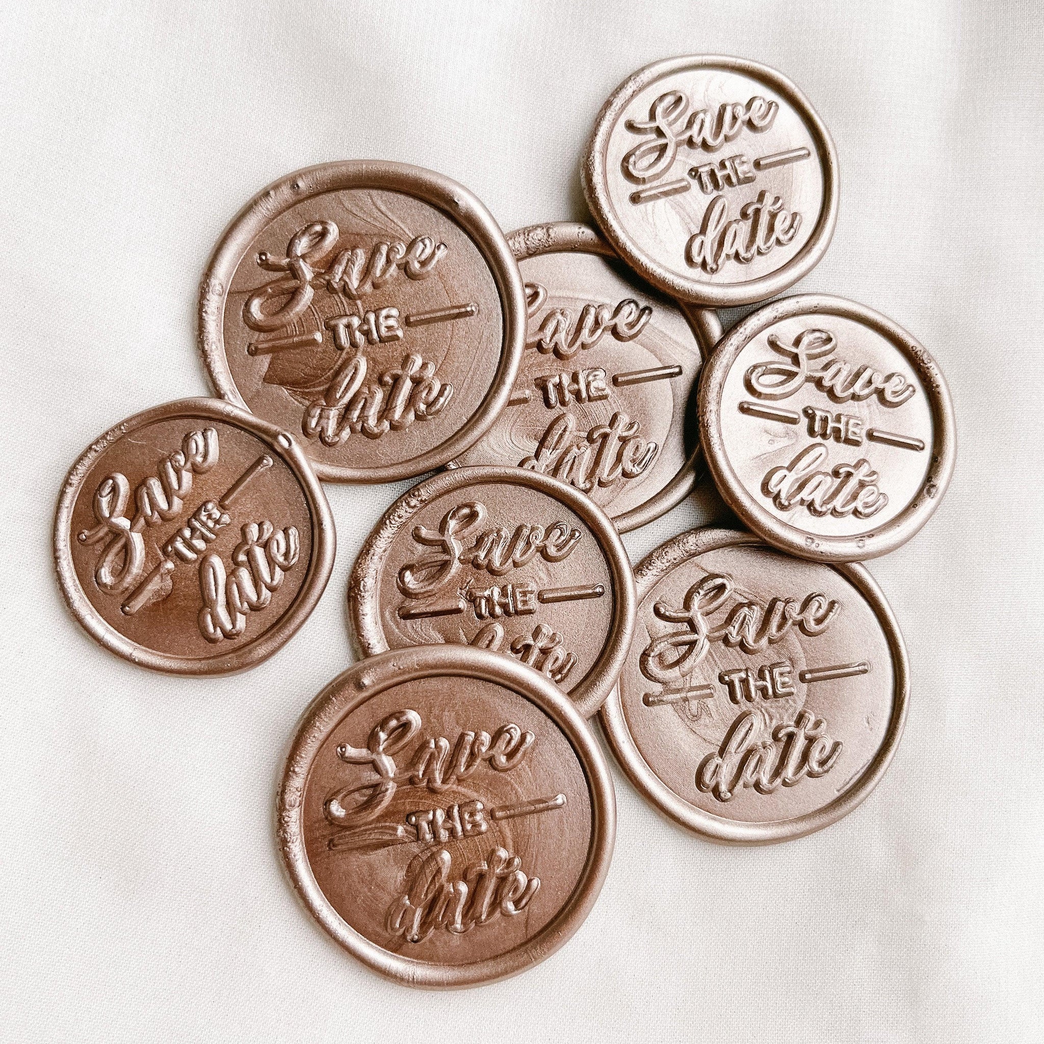 Save The Date wax seals - Set of 9 - Made of Honour Co.