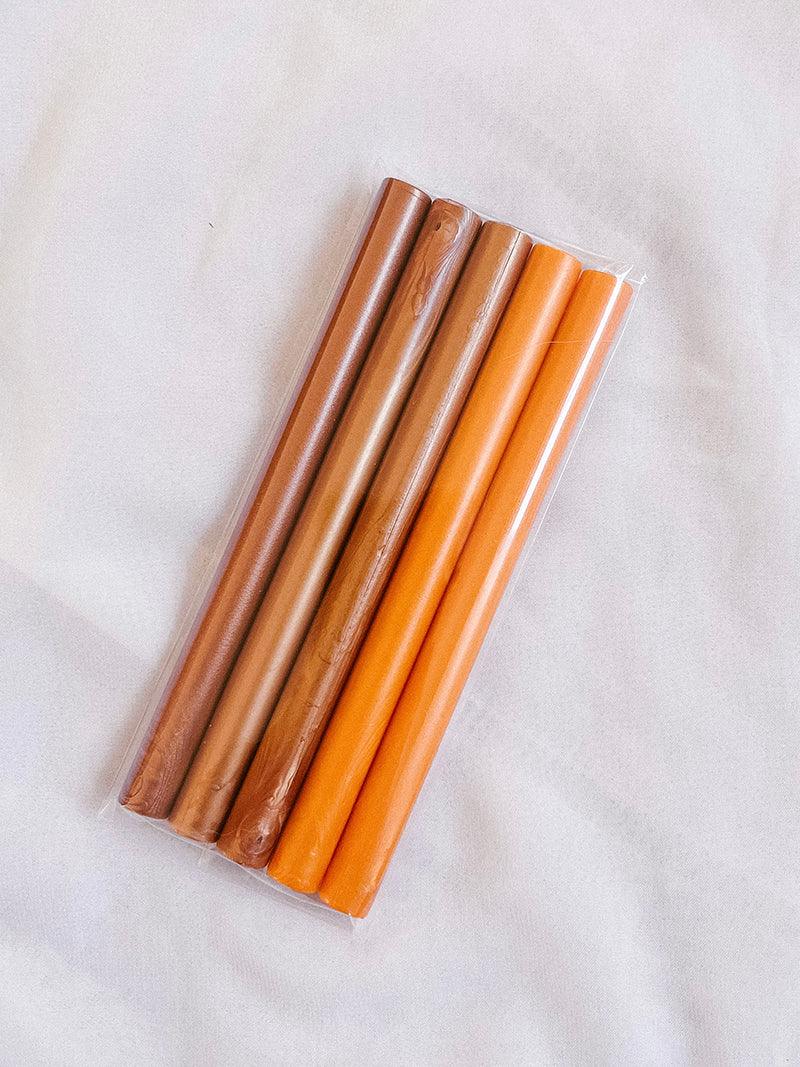 Sealing wax sticks - Copper/Orange - Made of Honour Co.