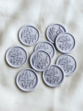 Tulips wax seals - Set of 9 - Made of Honour Co.