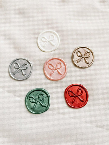3D Bow wax seals - Set of 9 - Made of Honour Co.