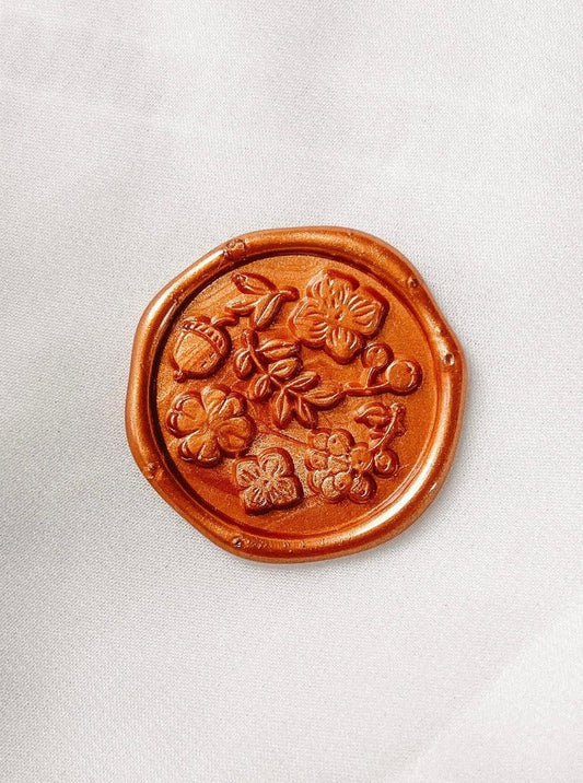 copper wax seal in Copper colour