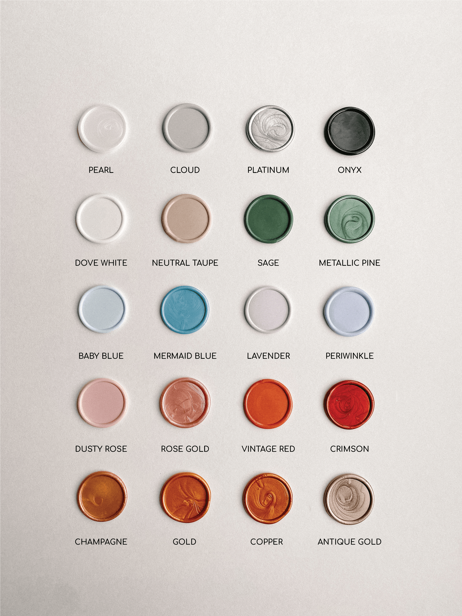 Christmas wax seals - Set of 9 - Made of Honour Co.