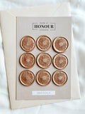 Daisy wax seals - Set of 9 - Made of Honour Co.