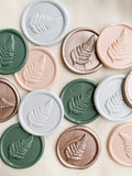 Fern Leaf wax seals - Set of 9 - Made of Honour Co.
