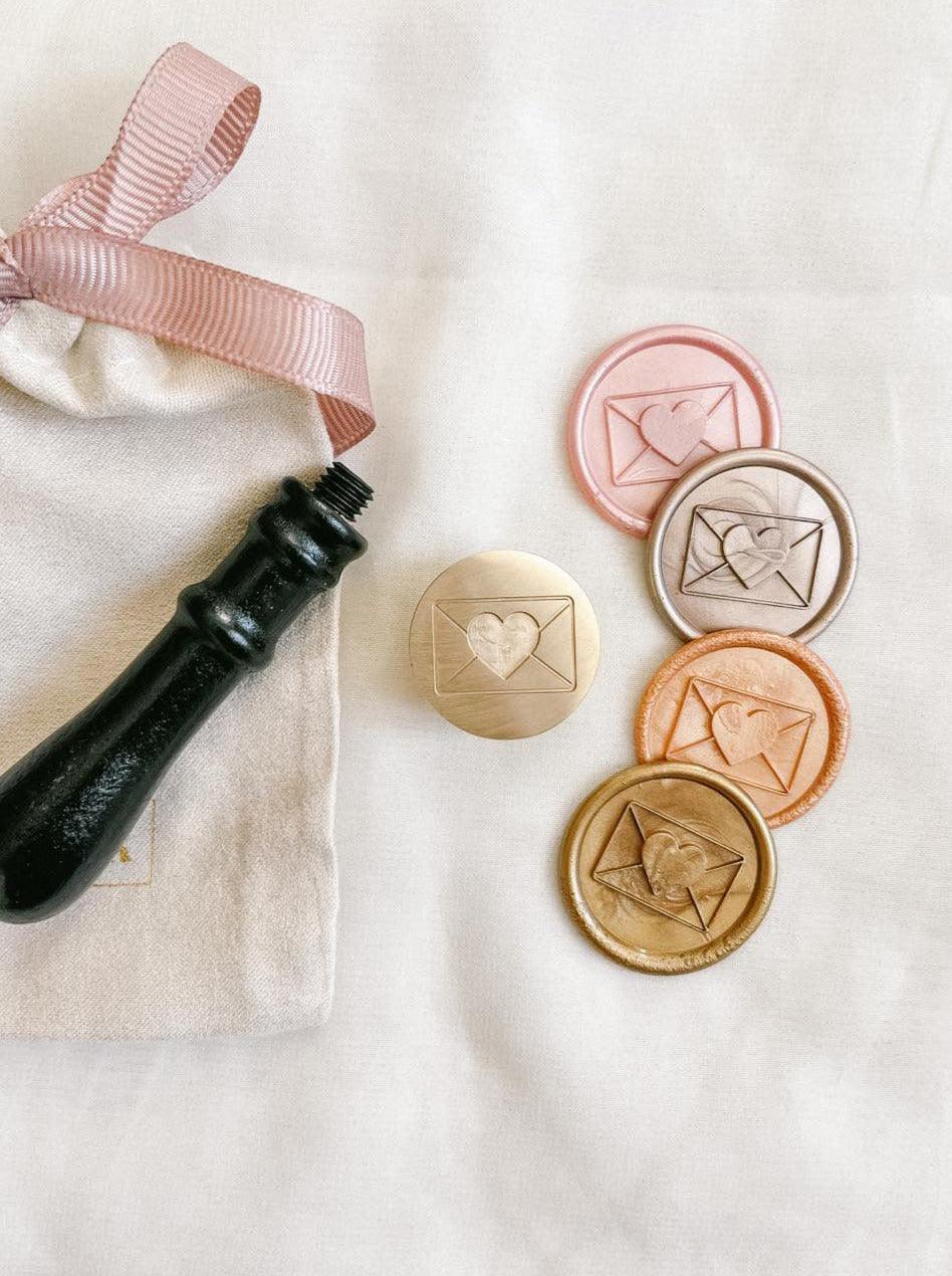 Heart Envelope wax stamp - Made of Honour Co.