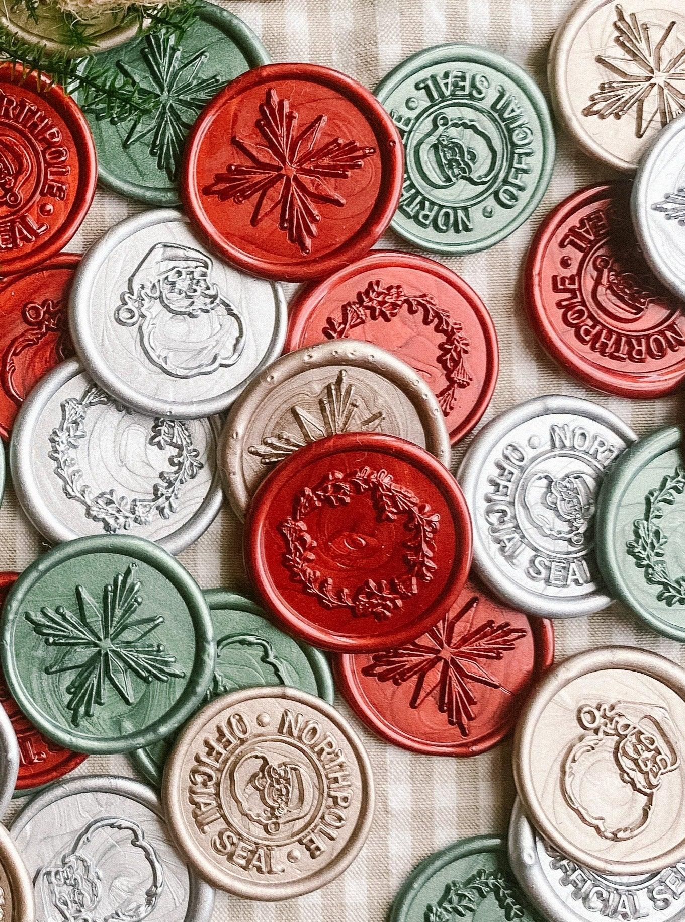 Holiday wax seals - Set of 9 - Made of Honour Co.