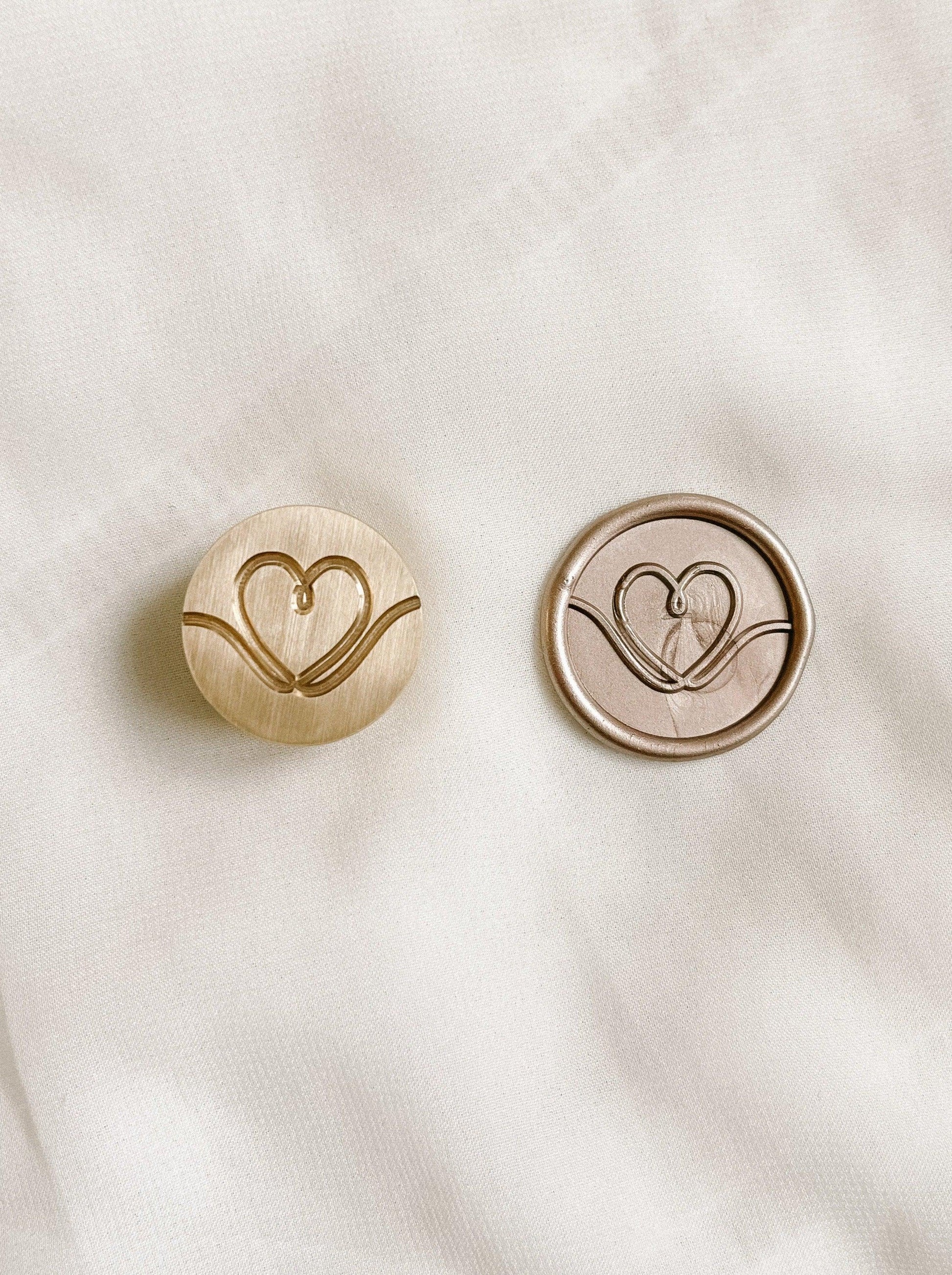 Infinity Heart wax stamp - Made of Honour Co.