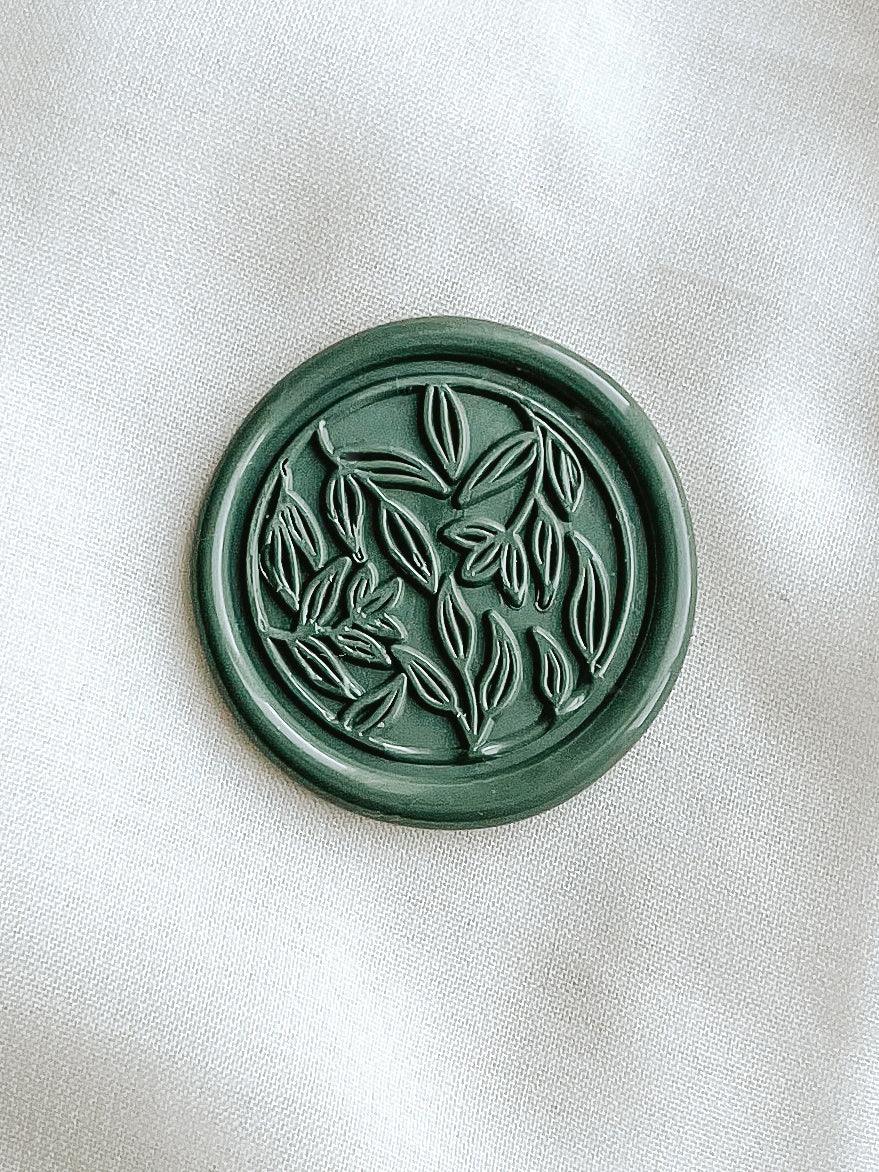 Leaves wax seals - Set of 9 - Made of Honour Co.