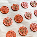 Lucky cat wax seals - Set of 9 - Made of Honour Co.