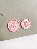 Mr & Mrs wax seals - Set of 9 - Made of Honour Co.