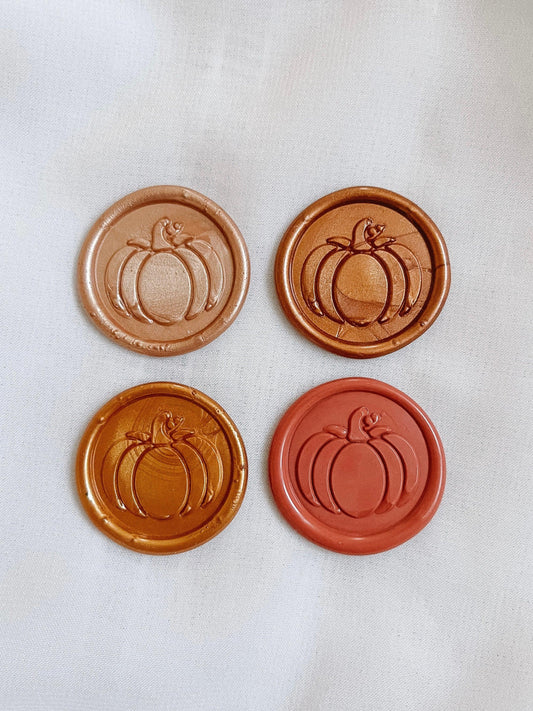 Pumpkin wax seals - Set of 9 - Made of Honour Co.