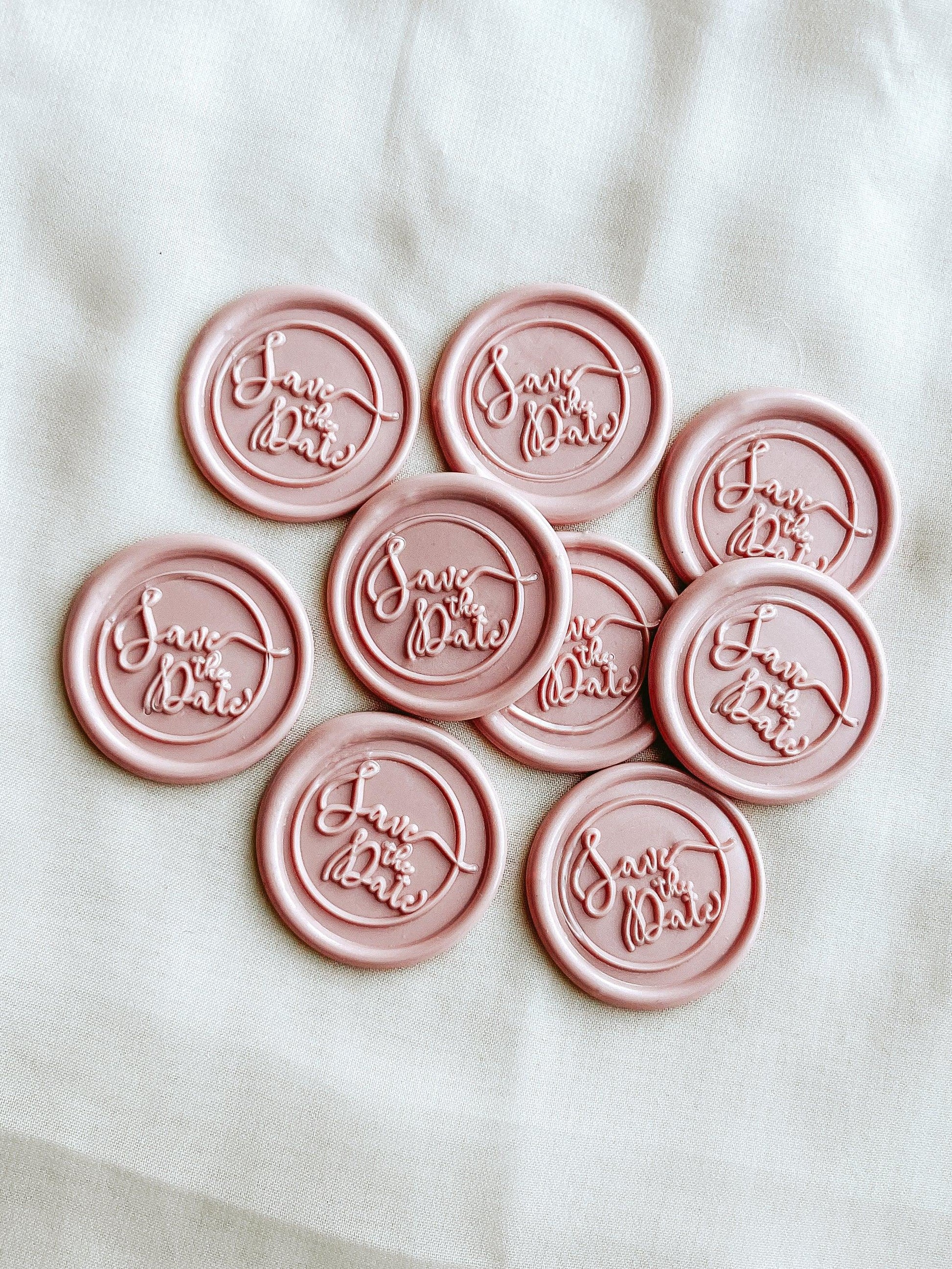 Save The Date wax seals - Set of 9 - Made of Honour Co.
