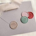 Seigaiha (wave) wax seals - Set of 9 - Made of Honour Co.